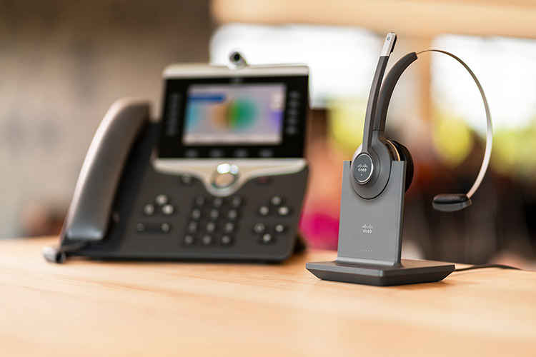 Cisco Telefon + Headset